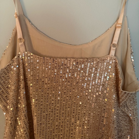 Gold Sequined Shein Dress - Picture 6 of 6